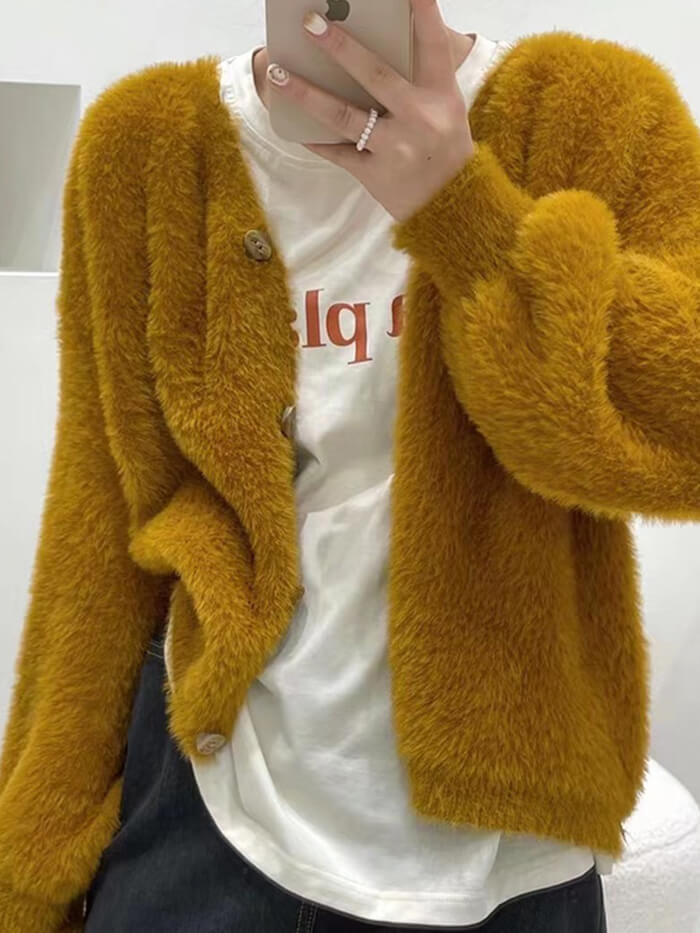 XÁC MINH | CARDIGAN SHAGY KNIT