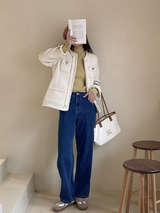 VERILADY | QUẦN DENIM RỘNG CỔ ĐIỂN