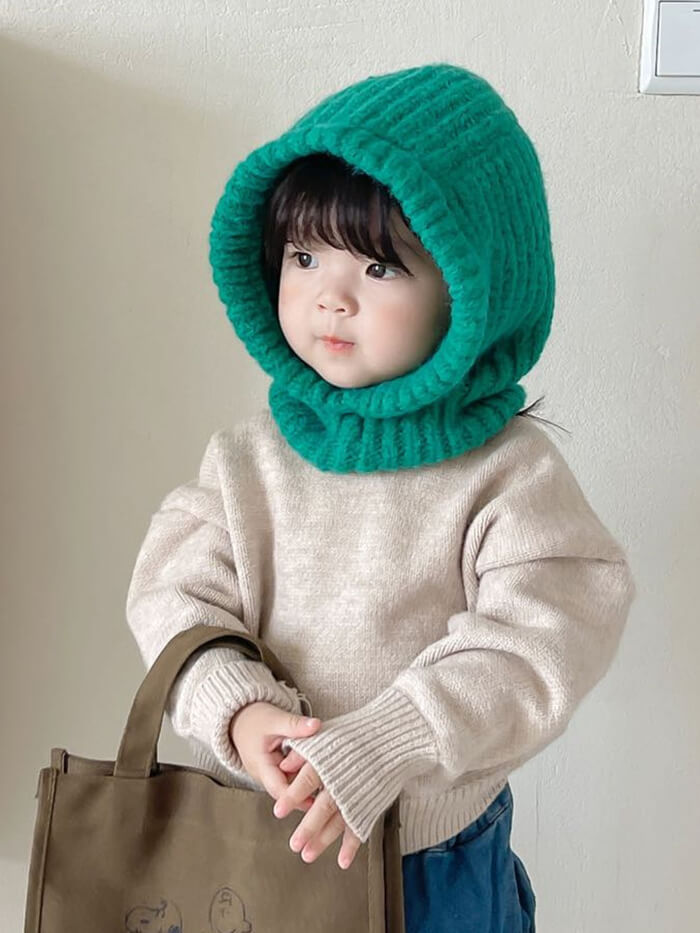 VERILADY | Balo Hàn Quốc Mũ Giữ Ấm Cổ Dễ Thương Phong Cách Hàn Quốc