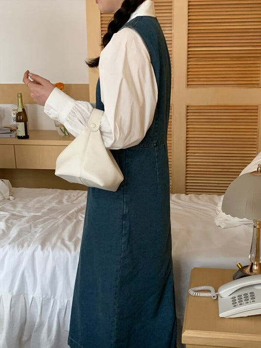 VERILADY | Đầm Maxi Gilet Denim