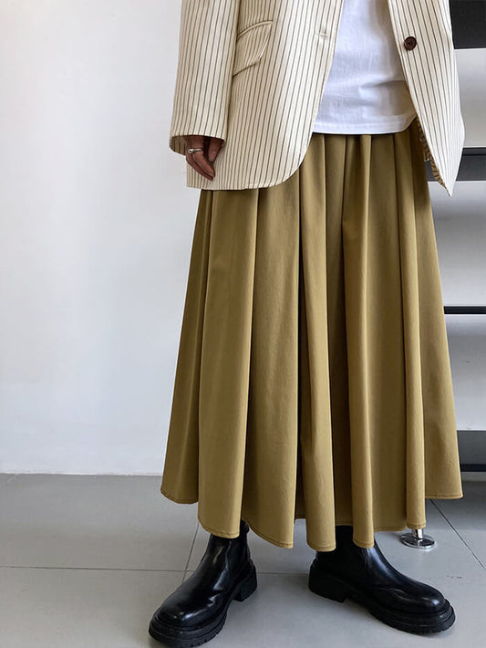 VERILADY | ハイウエスト Aライン プリーツスカート
