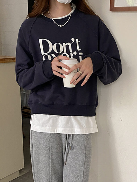 VERILADY | 英字レタリングスウェット