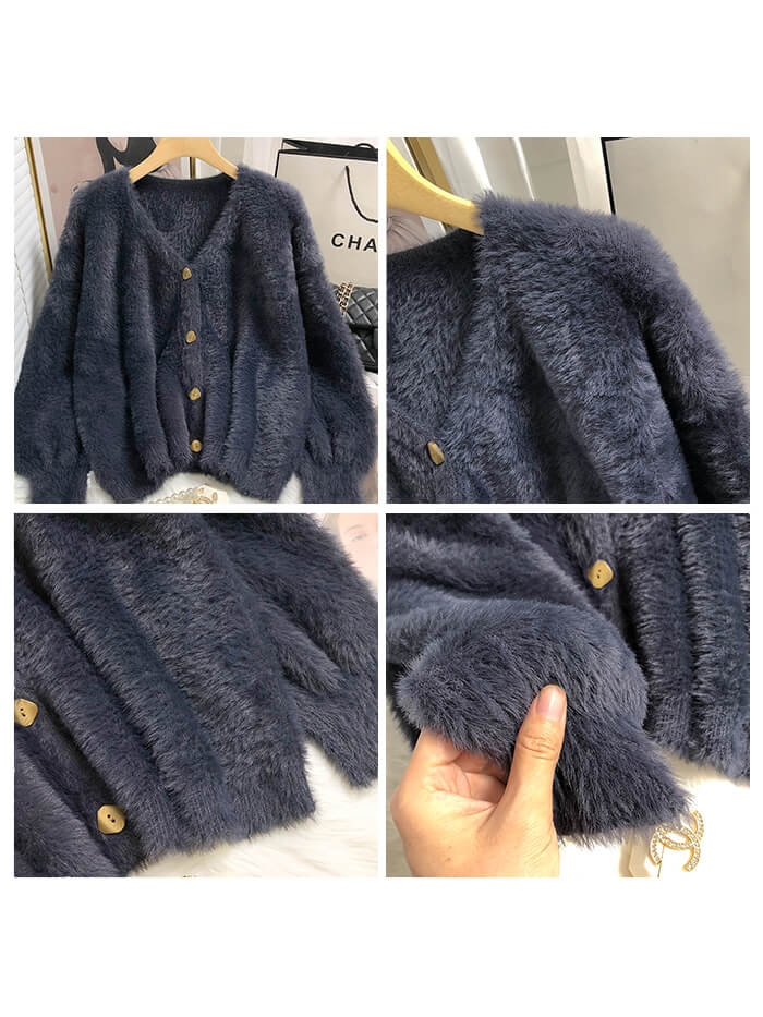 XÁC MINH | CARDIGAN SHAGY KNIT