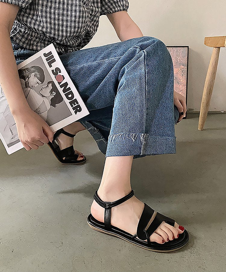 ナロートングフラットサンダル 17