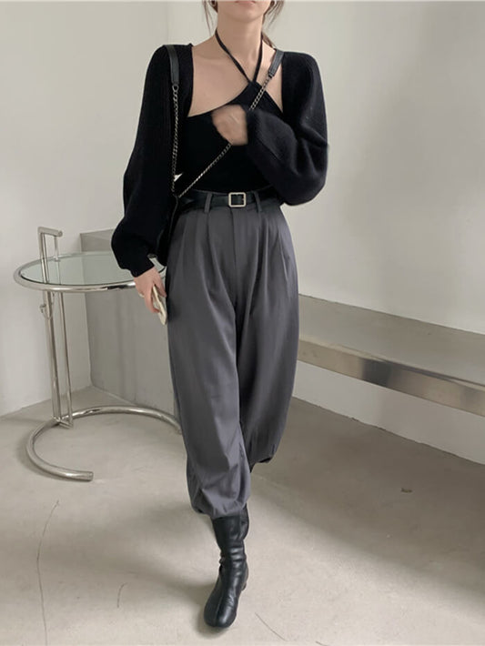 VERILADY | Áo dệt kim tay phồng dáng rộng