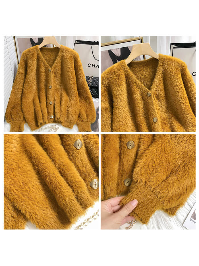 XÁC MINH | CARDIGAN SHAGY KNIT