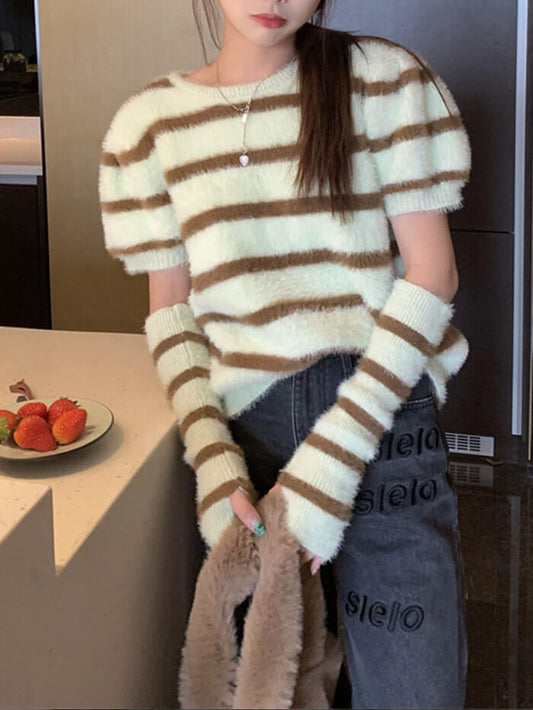 VERILADY | ÁO LEN TAY SỌC