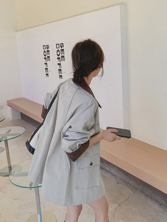 VERILADY | Áo khoác chở hàng hai màu