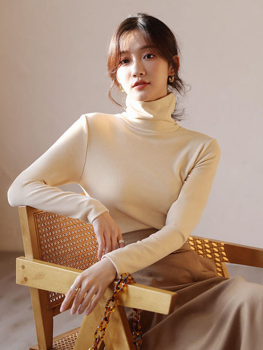 VERILADY | TURTLENECK KNIT TOP