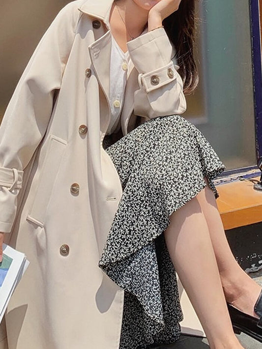 VERILADY | 細見えベルト付きトレンチコート