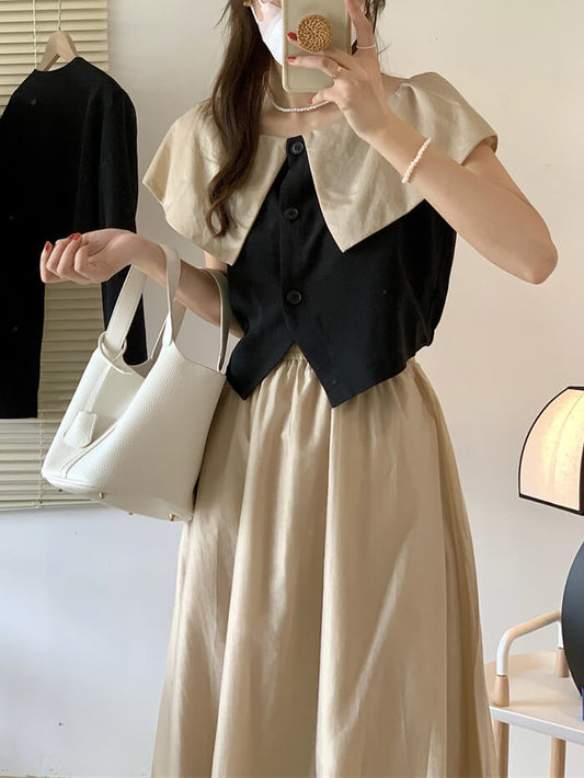 VERILADY | 肩見せトップス&スカートセットアップ