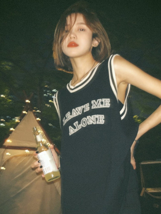 VERILADY | Áo ba lỗ dáng rộng phong cách bóng rổ