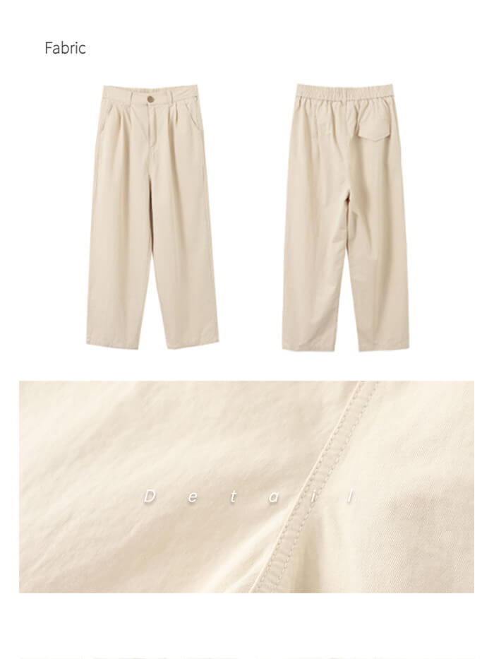 VERILADY | 9分丈ストレートワイドパンツ