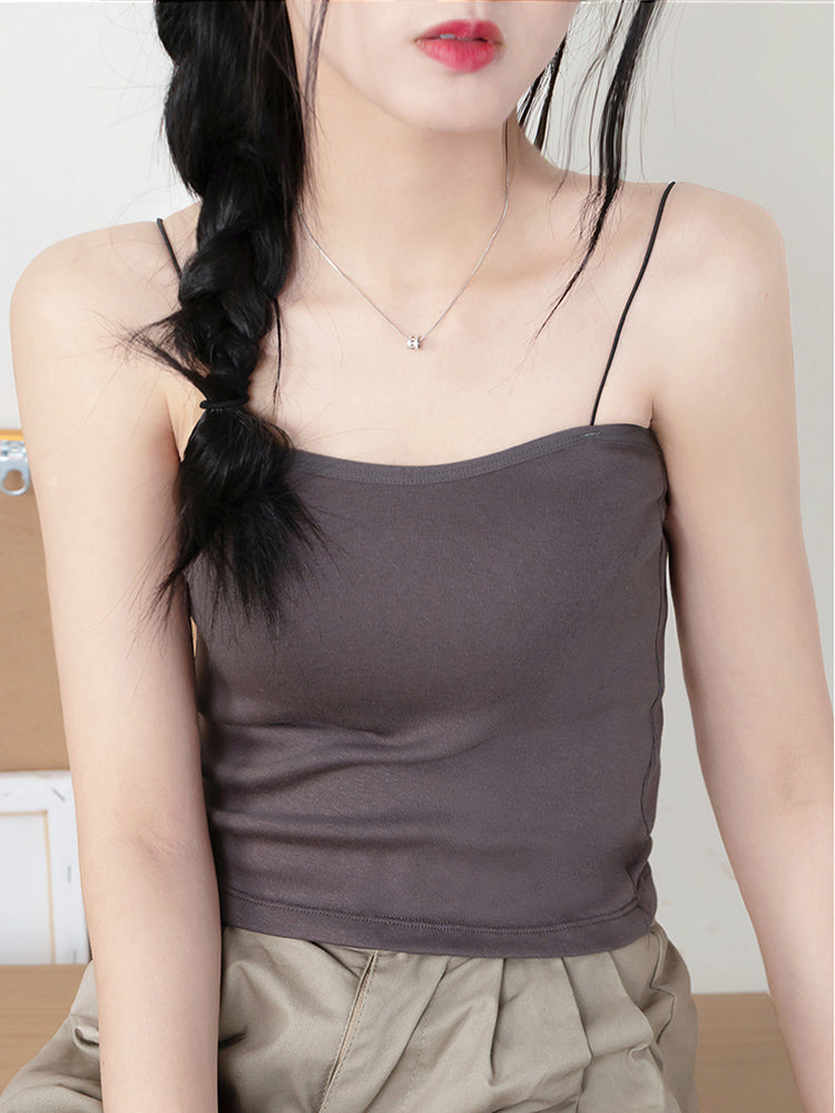 VERILADY | Áo yếm đơn giản phối ly Trơn