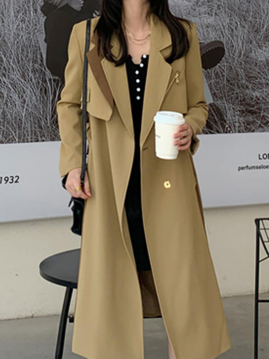 VERILADY | 肩掛けトップス&トレンチコート2点セット