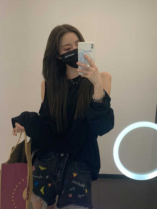 VERILADY | 肩見せフェミニン長袖トップス オープンショルダー