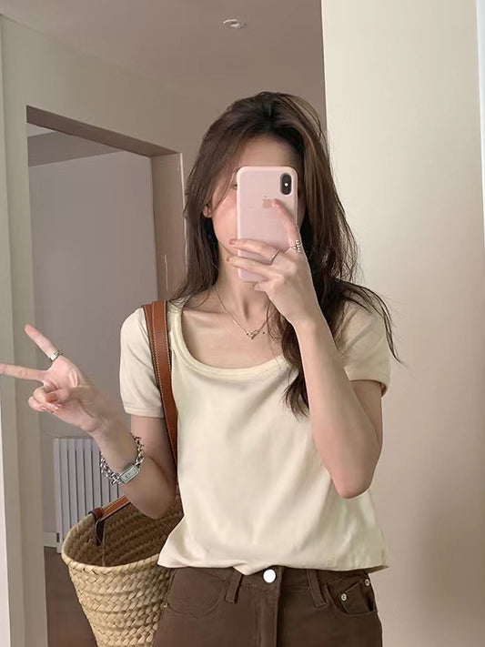 VERILADY | Cắt may tay ngắn cổ vuông