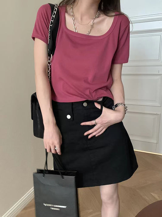 VERILADY | Cắt may tay ngắn cổ vuông