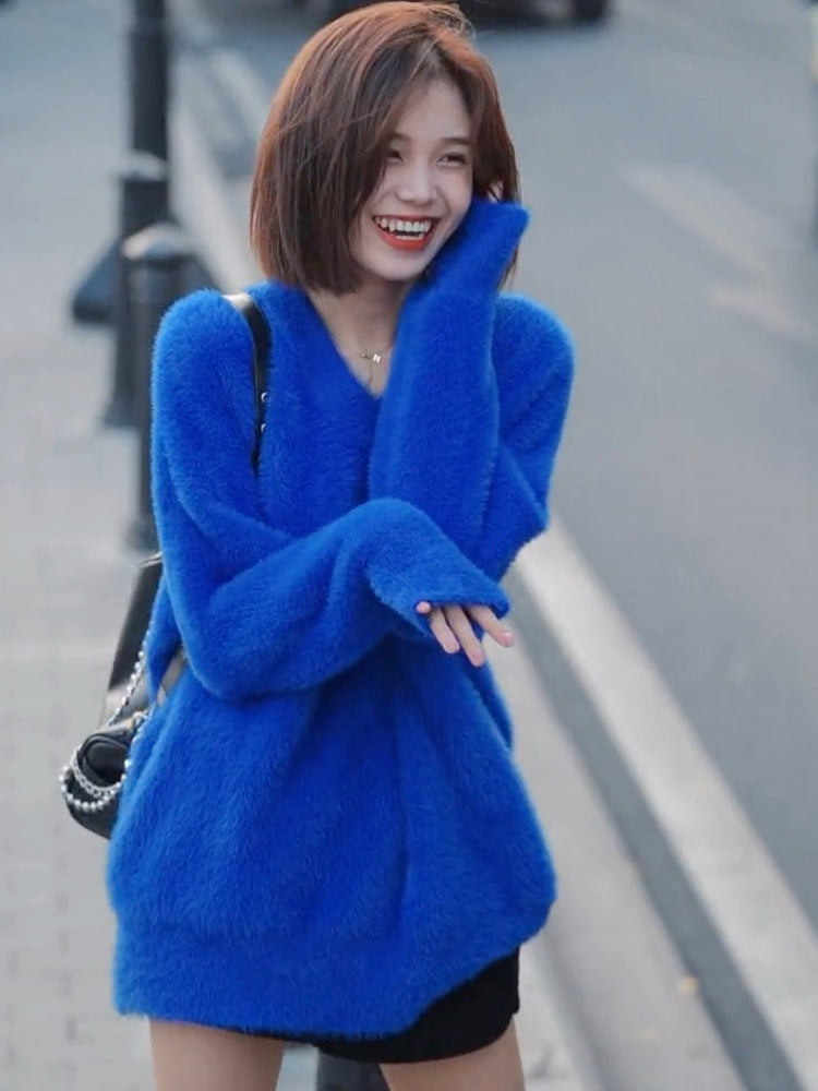 XÁC MINH | KLEIN BLUE KNIT TOP
