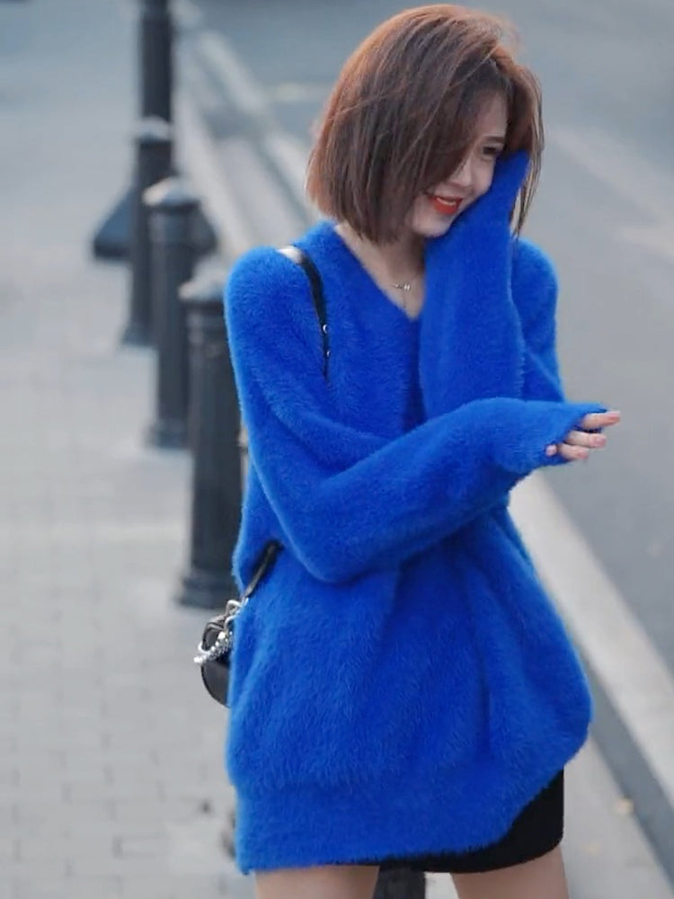 XÁC MINH | KLEIN BLUE KNIT TOP