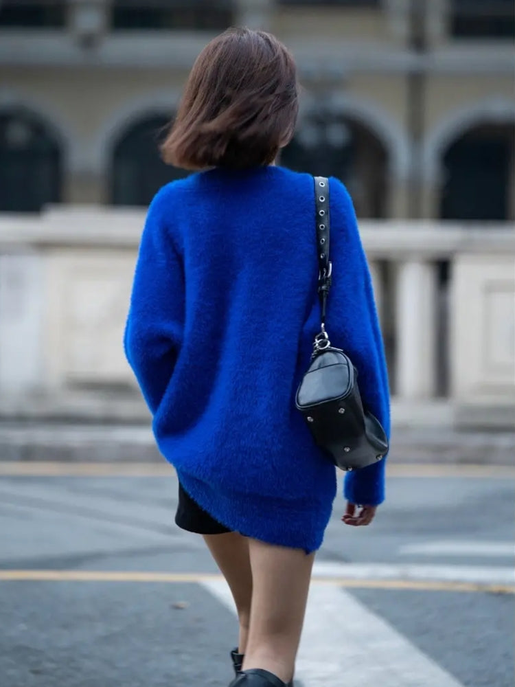 XÁC MINH | KLEIN BLUE KNIT TOP