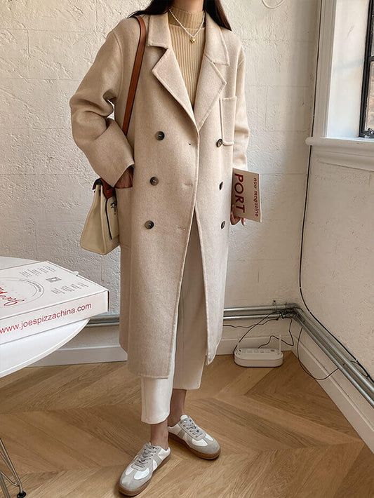 VERILADY|Áo Khoác Len Hàn Quốc Ấm Áp |