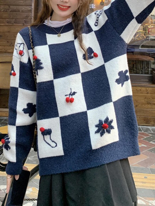 VERILADY | ÁO LEN CỔ TRÒN KIỂM TRA RETRO