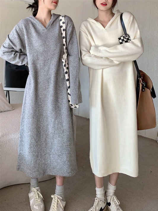 VERILADY | Đầm hoodie dáng rộng