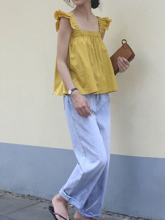 VERILADY | Áo không tay nhún bèo