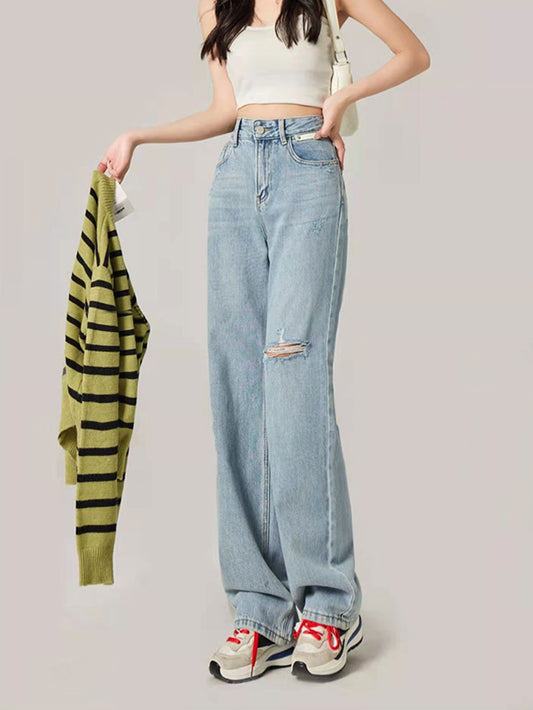 XÁC MINH | Quần denim thẳng ống rộng