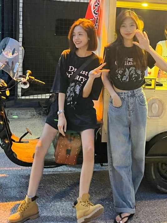 VERILADY | Áo tay ngắn dáng rộng cổ điển