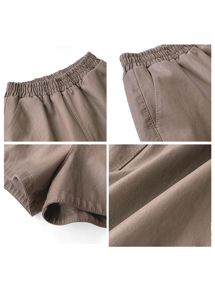 VERILADY | Quần Short Giả Da
