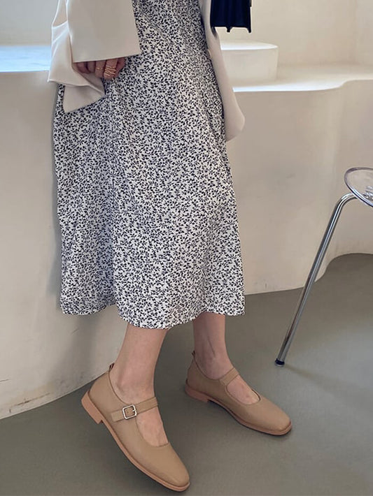 VERILADY | LOAFER ĐAI BẰNG MÓNG VUÔNG