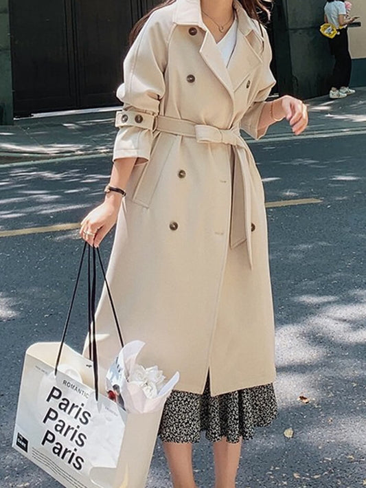 VERILADY | 細見えベルト付きトレンチコート