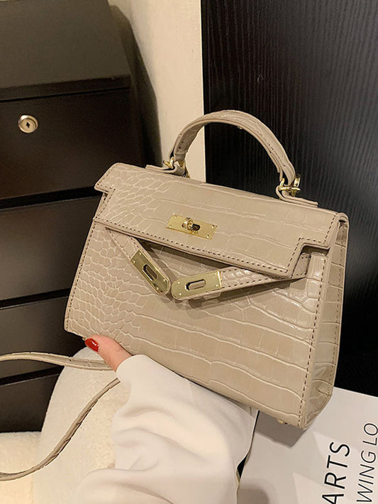 VERILADY | Kelly type 2way bag 手提包 單肩包 方形鱷魚型 4色可選