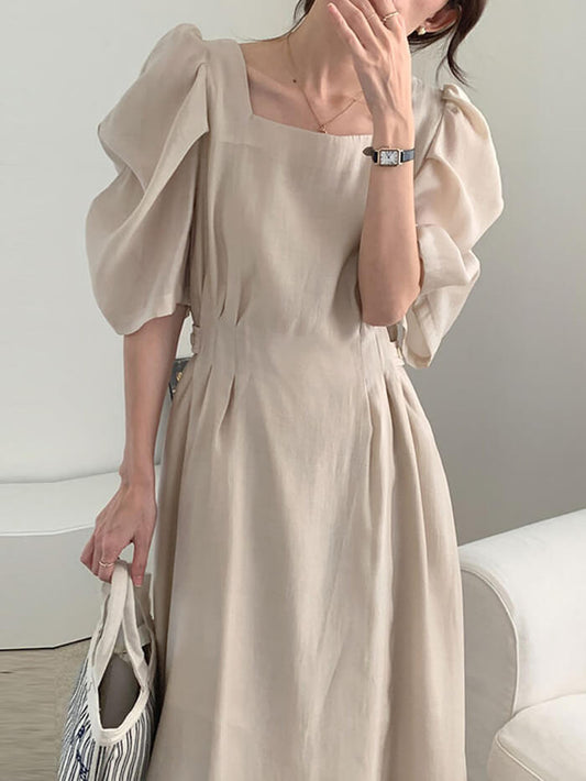 VERILADY | Đầm tay phồng chuyển eo