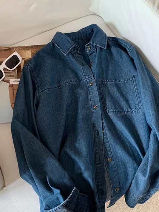 XÁC MINH | ÁO SƠ MI DENIM MỘT TÚI