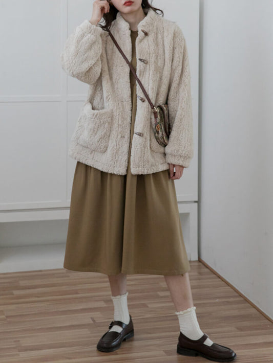 VERILADY |Áo khoác ngoài Boa Fluffy