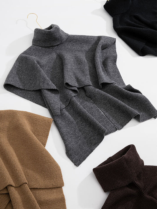 XÁC MINH | PONCHO ĐAN VẢI CỔ RÙA