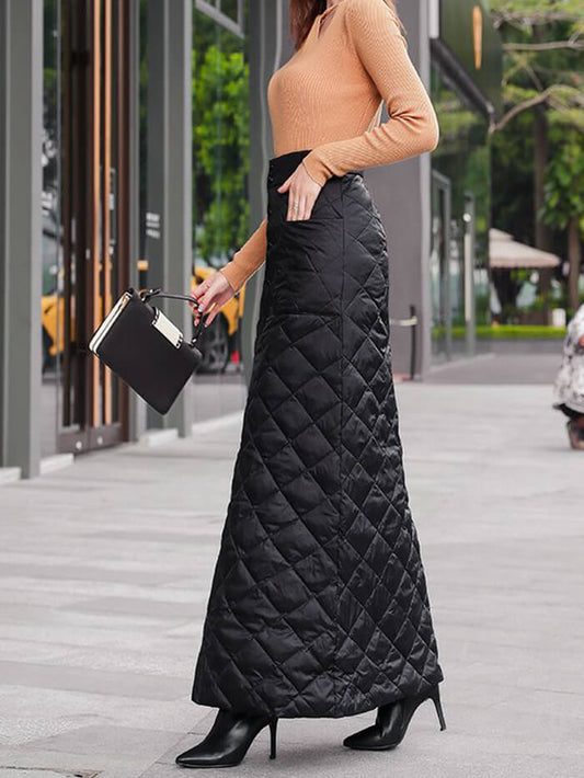 VERILADY | 防寒巻きキルティングスカート