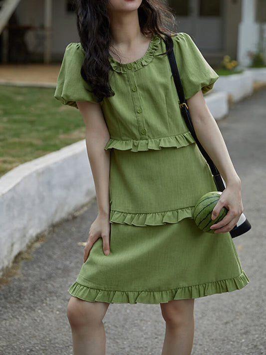 VERILADY | Đầm Chữ A Xếp Tầng