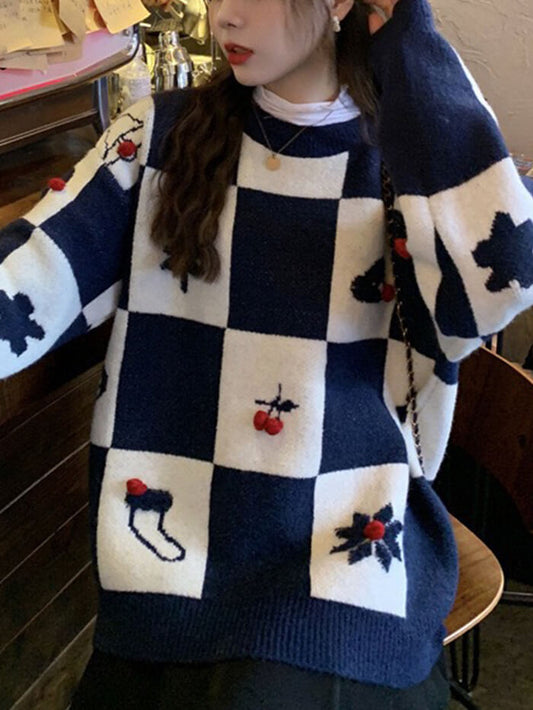 VERILADY | ÁO LEN CỔ TRÒN KIỂM TRA RETRO