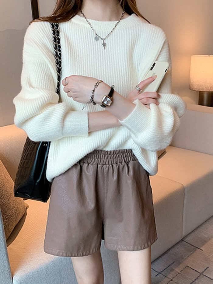 VERILADY | Quần Short Giả Da