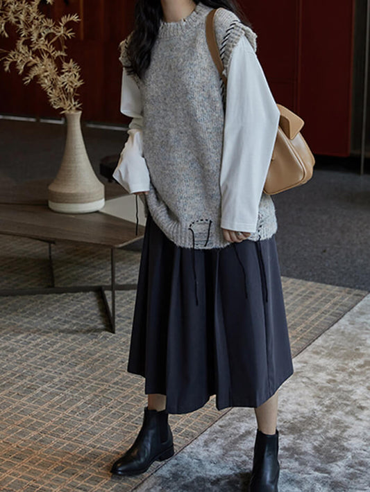 XÁC MINH | Vest dệt kim bị hư hỏng nặng