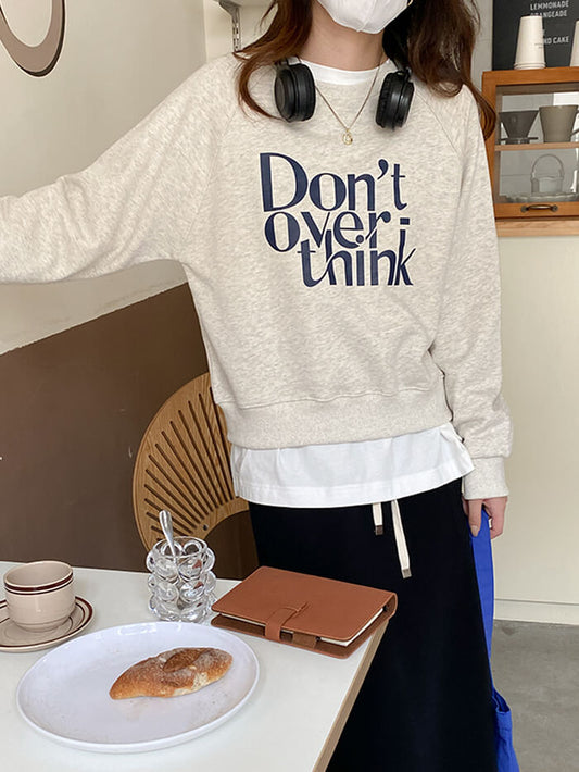 VERILADY | 英字レタリングスウェット