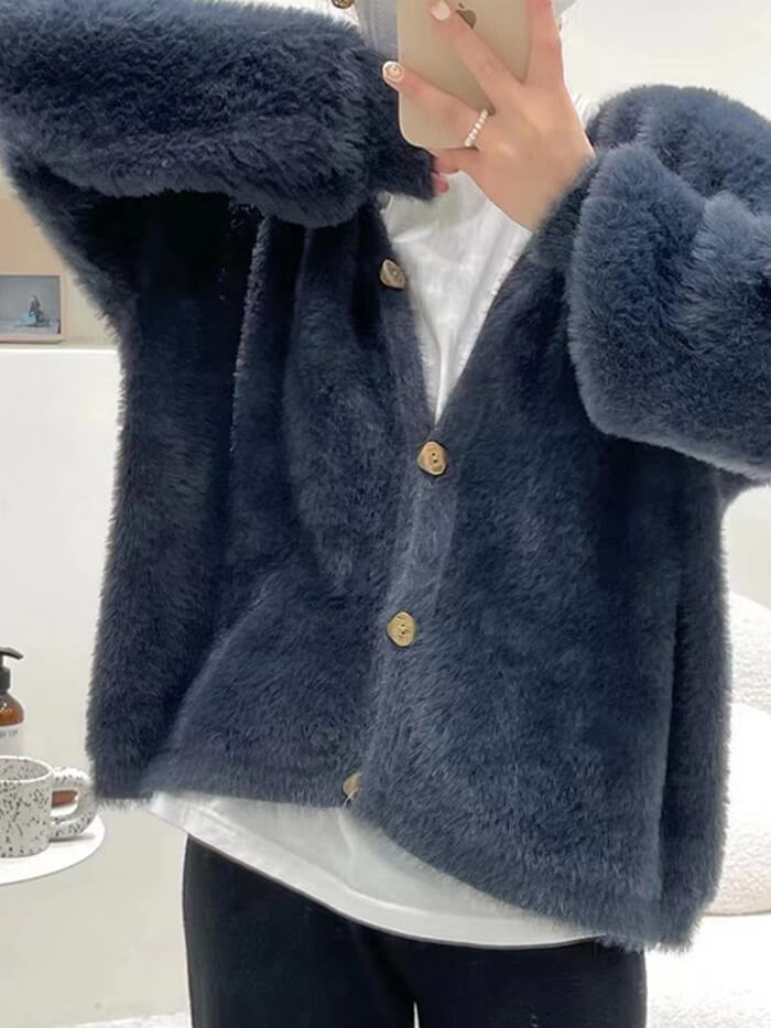 XÁC MINH | CARDIGAN SHAGY KNIT