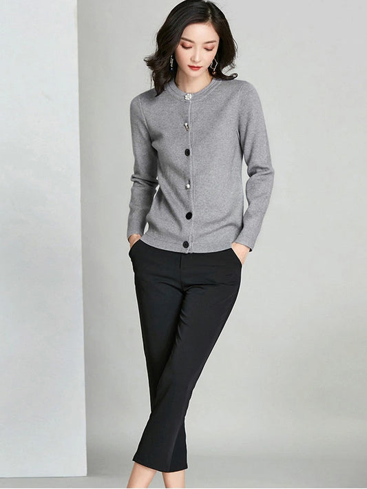 VERILADY | Áo len dệt kim dày rộng cho nữ