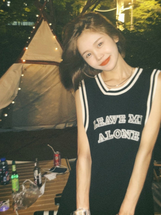 VERILADY | Áo ba lỗ dáng rộng phong cách bóng rổ