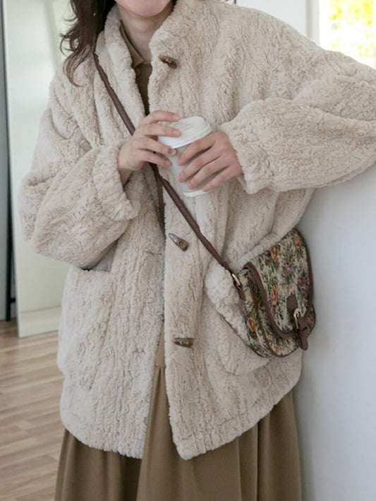 VERILADY |Áo khoác ngoài Boa Fluffy