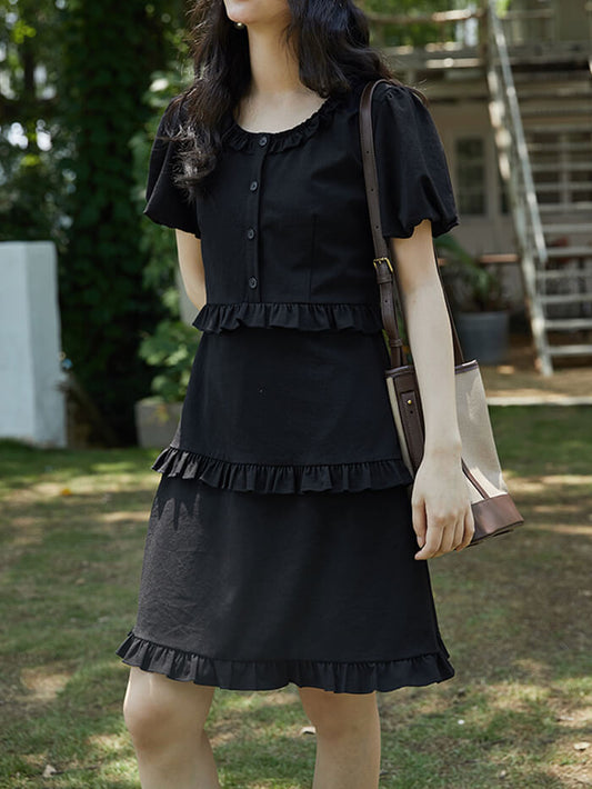 VERILADY | Đầm Chữ A Xếp Tầng